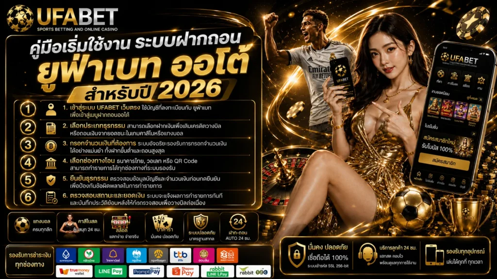 UFABET ฝาก ถอน